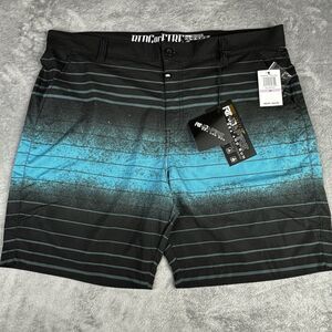 Ring Of Fire Board‎ Shorts Men's 38  Sea And Sun Swim River Blue Unlined New